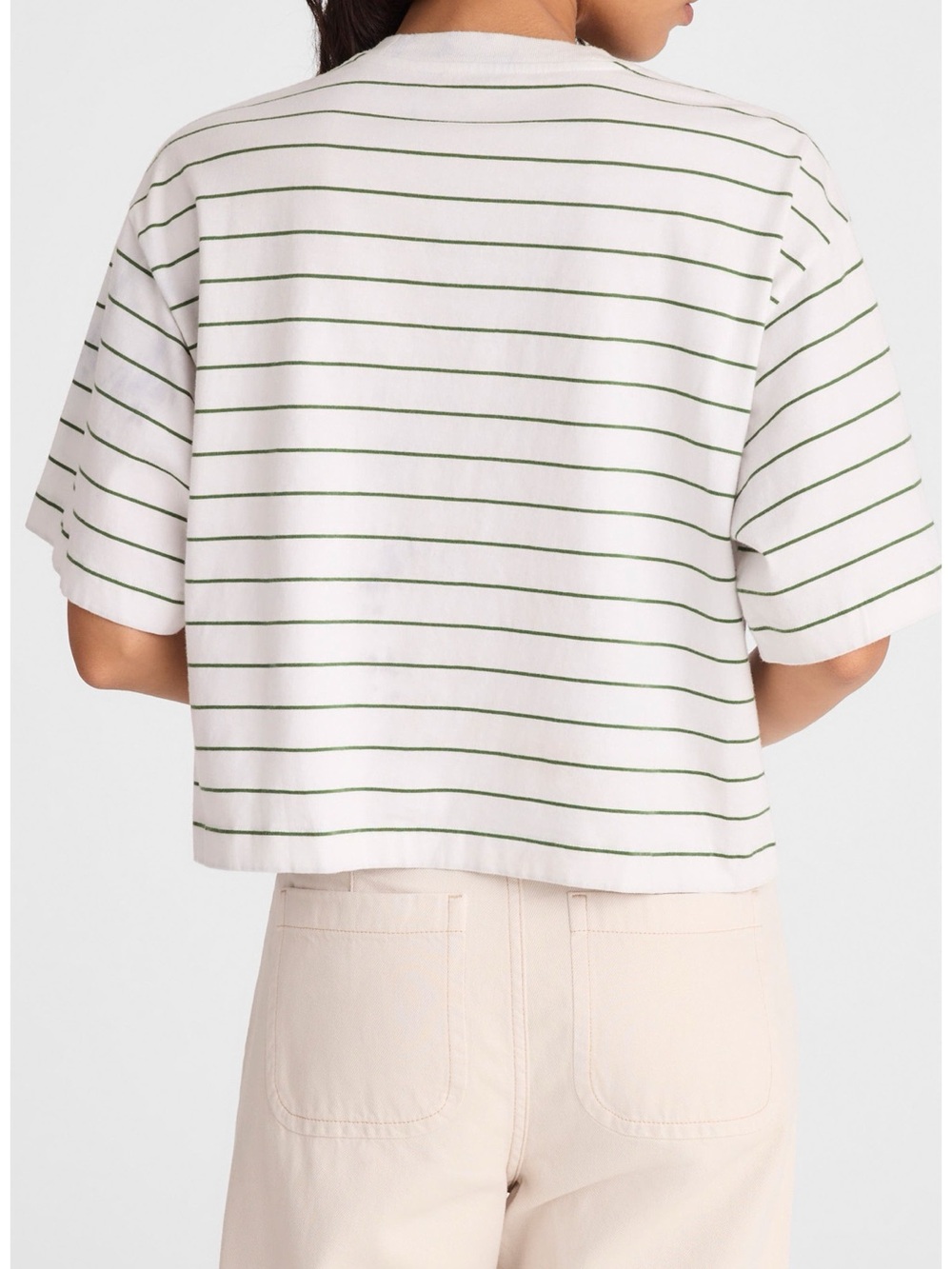 Madewell The Boxy Crop Tee Sz. S - Picture 3 of 11